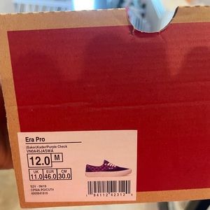 Vans sneakers worn once